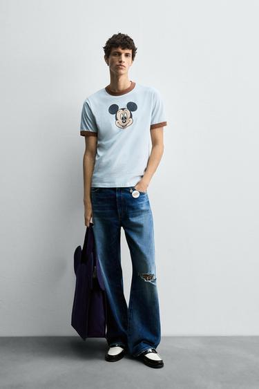 MICKEY MOUSE T-SHIRT HARRY LAMBERT FOR ZARA X DISNEY - Sky blue by Zara - Image 0