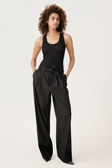 SLEEVELESS RIBBED KNIT TOP 50TH ANNIVERSARY - Black by Zara
