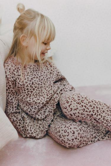 SOFT-TOUCH PRINTED T-SHIRT - Brown / Taupe by Zara