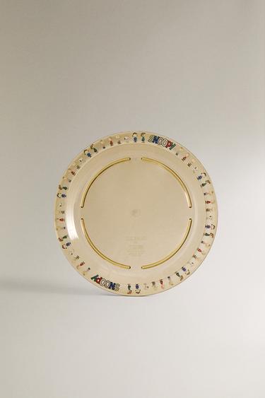 CHILDREN'S PEANUTS™ PLATE WITH BORDER - Multicoloured by Zara - Image 0