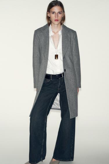 SOFT SHOULDER PAD COAT - Grey by Zara