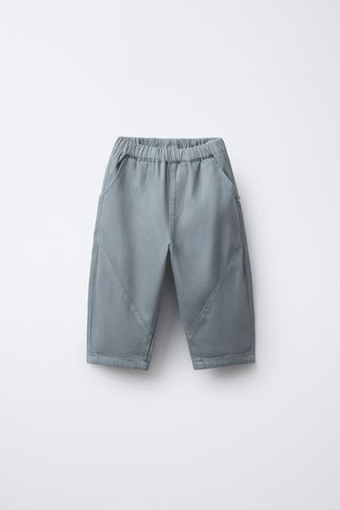 BALLOON TROUSERS WITH POCKETS - Blue by Zara