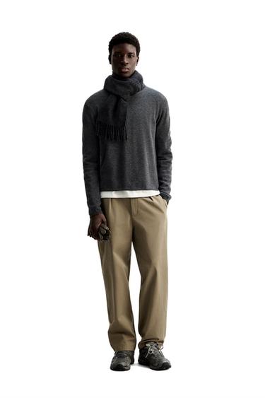 100% CASHMERE SWEATER - Grey marl by Zara
