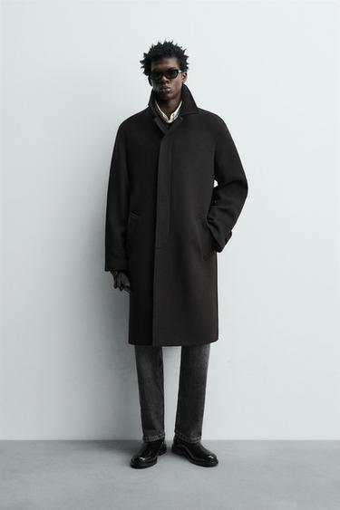 MANTECO WOOL BLEND COAT ® - Brown by Zara