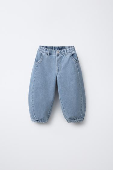 BALLOON JEANS - Mid-blue by Zara