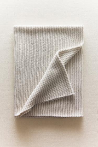 CHILDREN'S STRIPED BLANKET - Multicoloured by Zara