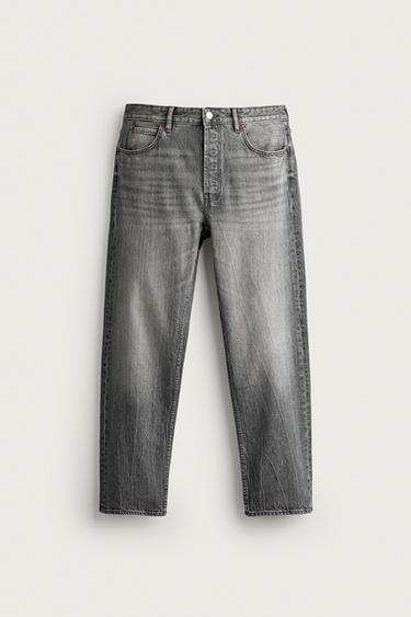 REGULAR FIT JEANS - Grey by Zara