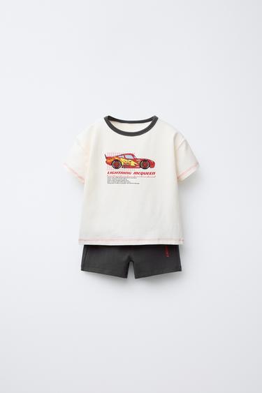 AGES 2-6/ CARS LIGHTNING MCQUEEN © DISNEY PRINT PYJAMAS - Ecru by Zara - Image 0