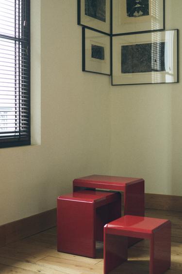 LACQUERED NESTING TABLES (SET OF 3) | COLIN KING - Red by Zara