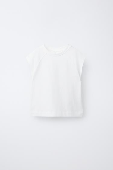 BASIC RAGLAN SLEEVE T-SHIRT - White by Zara