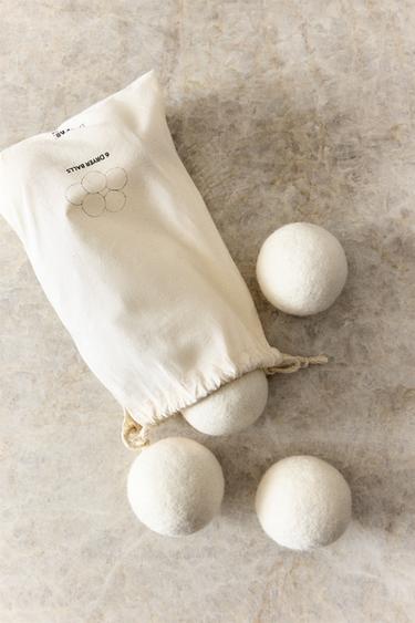DRYER BALLS (SET OF 6) - Cream by Zara