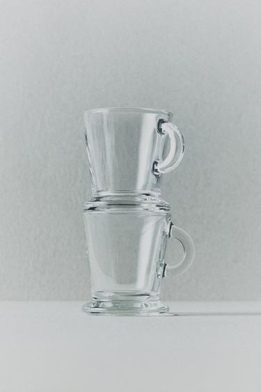 TRANSPARENT GLASS ESPRESSO CUP -  by Zara