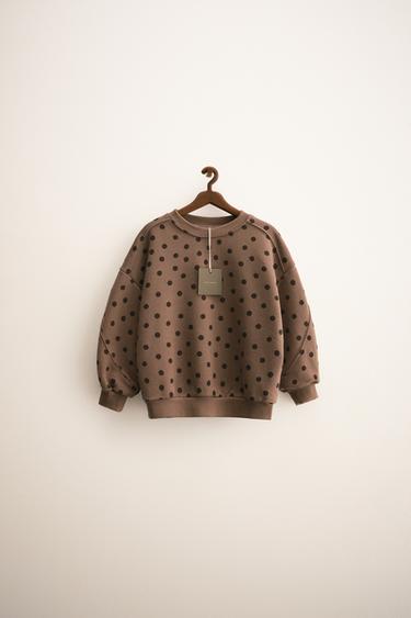 ZARA TIMELESS - POLKA DOT PRINT SWEATSHIRT - 005 by Zara - Image 0