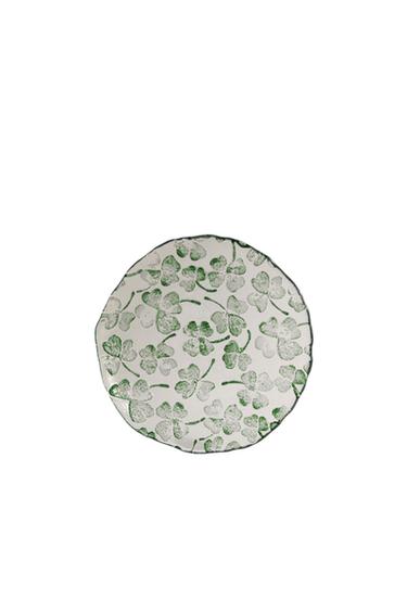 CLOVER SIDE PLATE - Green by Zara