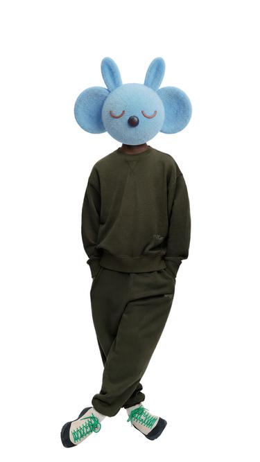 GARMENT DYE SWEATSHIRT - Green by Zara