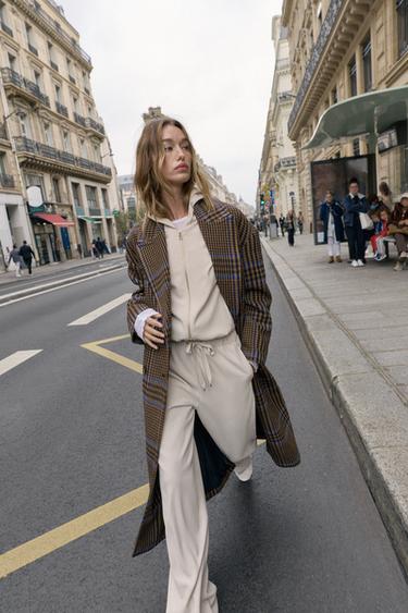 HOODIE BOMBER JACKET - Ecru by Zara