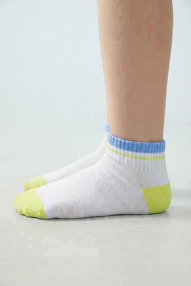5-PACK OF ANKLE SOCKS - Multicoloured by Zara