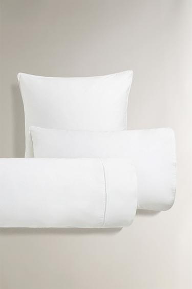 SATEEN PILLOWCASE (500 THREAD COUNT) - White by Zara