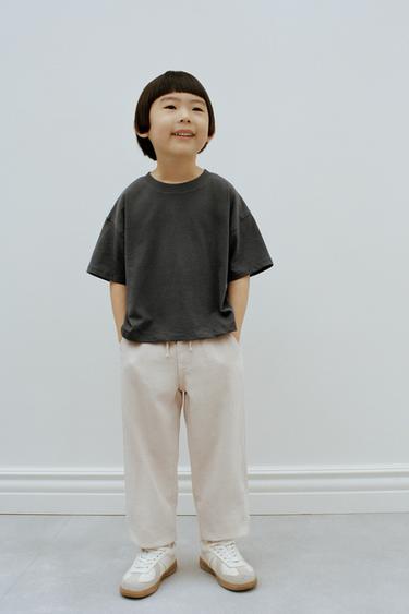 BASIC HEAVY WEIGHT T-SHIRT - Anthracite grey by Zara - Image 0