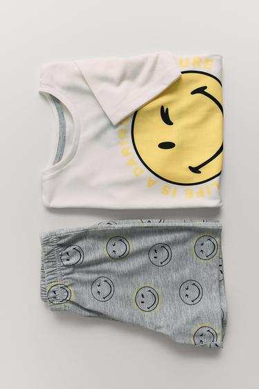 6-14 YEARS/ SMILEYWORLD ® PYJAMAS - White by Zara