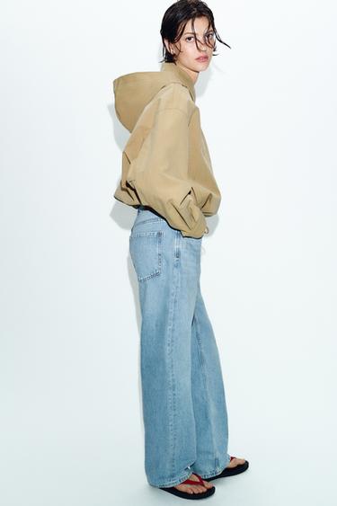 Z.03 STRAIGHT HIGH-WAIST LONG LENGTH JEANS - Light blue by Zara