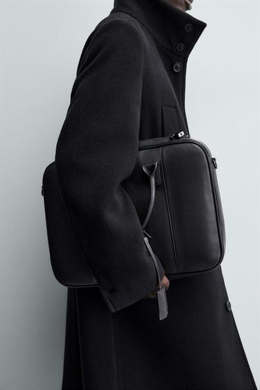 LEATHER BRIEFCASE - Black by Zara