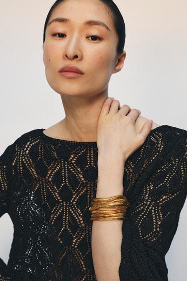 PACK OF ELASTIC BRACELETS - Golden by Zara