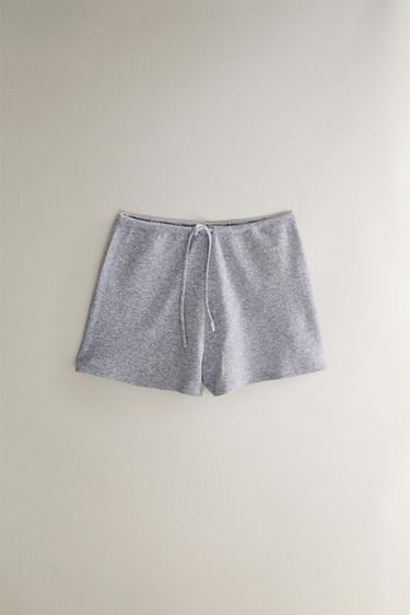 COTTON SHORTS - Grey by Zara - Image 0