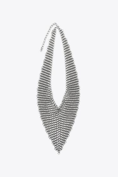 METAL MESH BELT - Silver by Zara