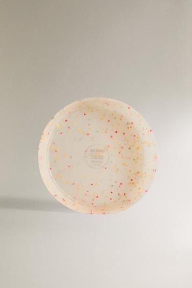 CHILDREN'S SILICONE CONFETTI PLATE - Multicoloured by Zara - Image 0