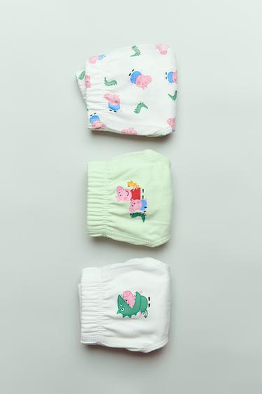 2-6 YEARS/ THREE-PACK OF PEPPA PIG ™ BRIEFS - White by Zara