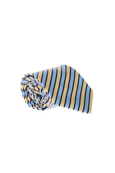 100% SILK STRIPED TIE - Stripes by Zara
