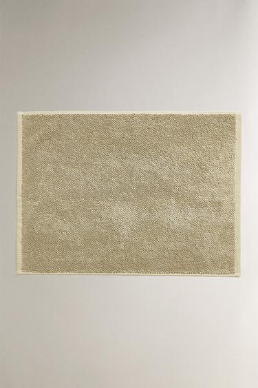 NON-SLIP PLAIN BATH MAT - Light green by Zara