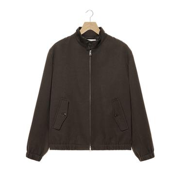 WOOL - COTTON TEXTURED JACKET - Chocolate by Zara