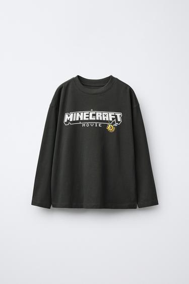 MINECRAFT © MOJANG AB. ™ PRINT T-SHIRT - Dark anthracite by Zara