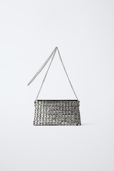 BEADED BAG - Black by Zara