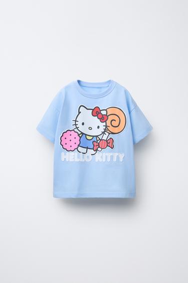 HELLO KITTY © SANRIO PRINTED T-SHIRT - Light blue by Zara