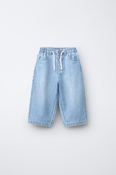 LOOSE-FITTING BAGGY JEANS - Light blue by Zara