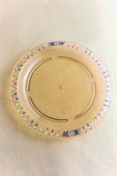 CHILDREN'S PEANUTS™ PLATE WITH BORDER - Multicoloured by Zara