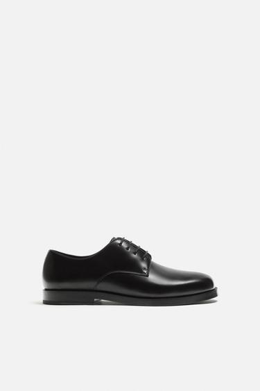 SMART LEATHER SHOES - Black by Zara