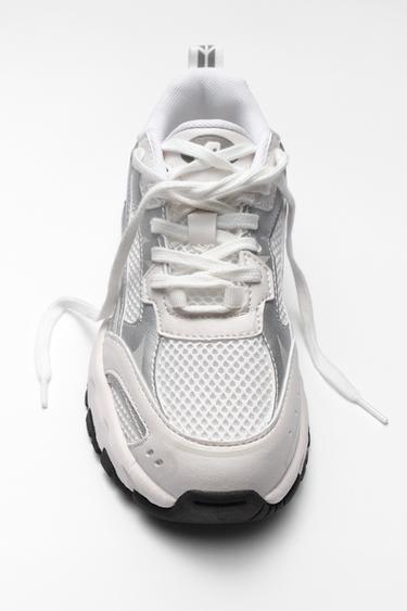MESH TRAINERS - White by Zara