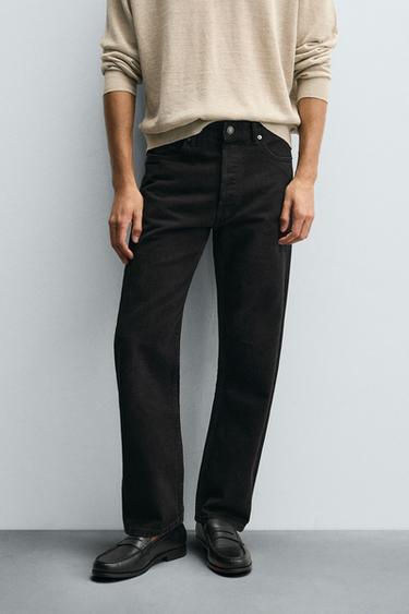 REGULAR FIT JEANS - Charcoal by Zara