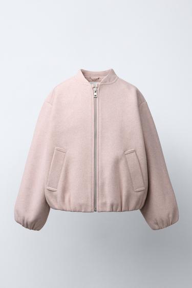 SOFT BOMBER JACKET - Light pink by Zara