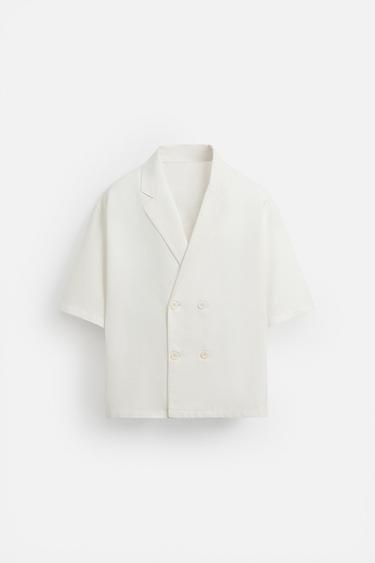 KIMONO SHIRT - White by Zara