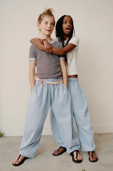 BALLOON FIT JEANS - Light blue by Zara