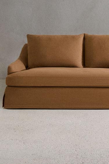 SOFA 01 LINEN COVER - Mustard by Zara - Image 0