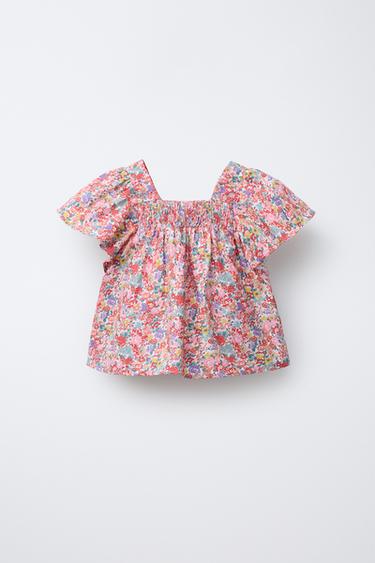 FLORAL SHIRT - Red by Zara - Image 0