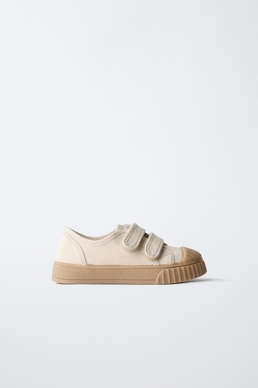 COTTON PLIMSOLLS - Ecru White by Zara