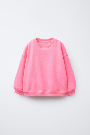 PLAIN BASIC SWEATSHIRT - Fuchsia by Zara