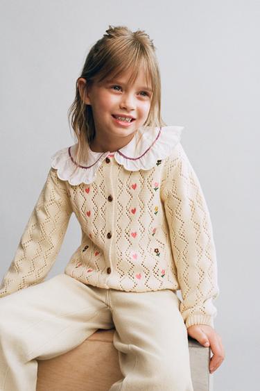 CONTRAST PETER PAN COLLAR SHIRT - White by Zara